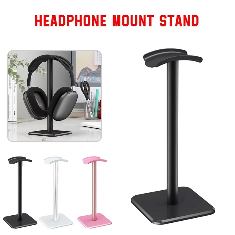 Headphone Stand Desk - Uniwersalny, wielofunkcyjny stojak na słuchawki, plastikowy,