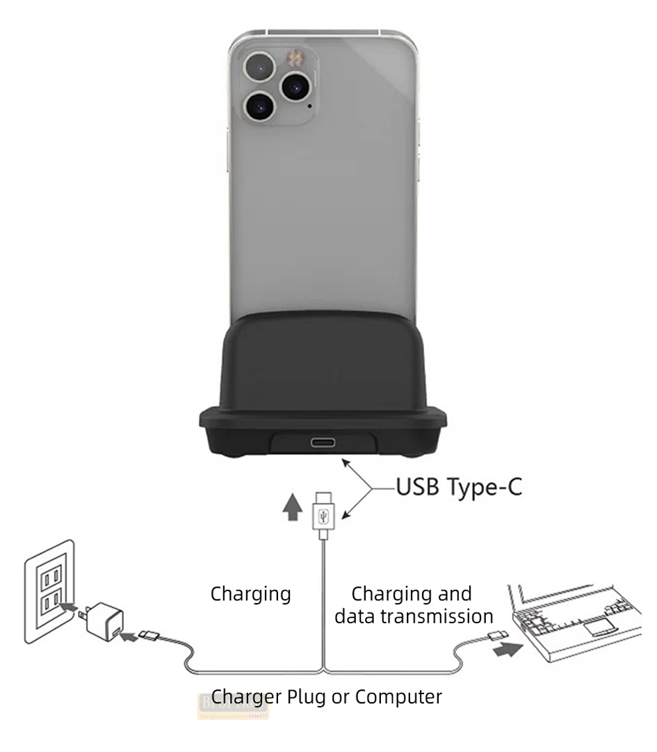 Usb C Earphone - Bezprzewodowa stacja ładująca 120W USB C