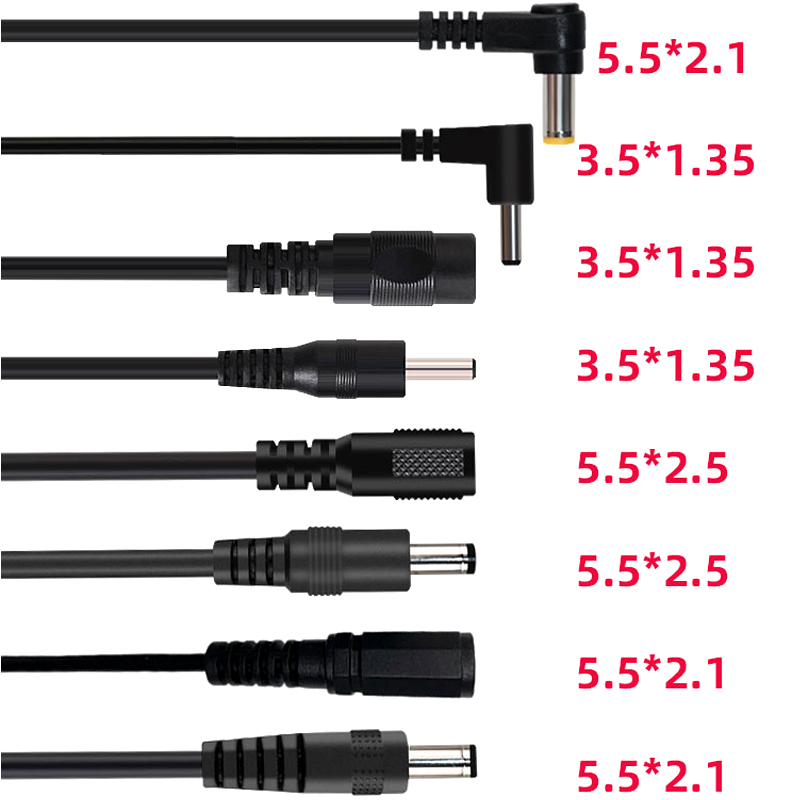 Cable Extension 3.5 - Kabel zasilający DC 25CM 5.5*2.1mm 3.5*1.35mm