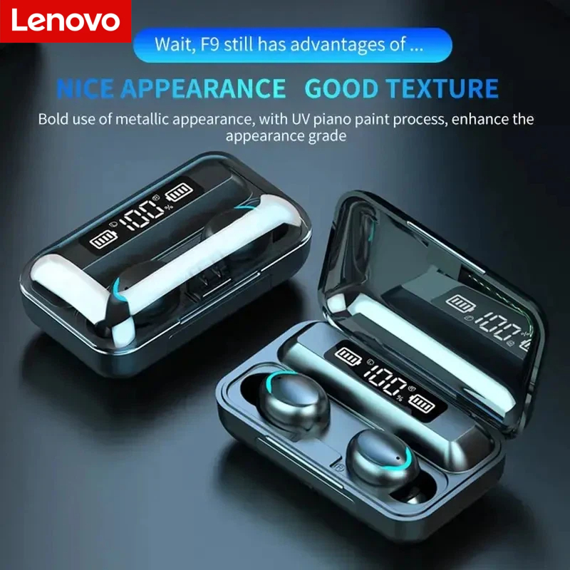 Earbuds Charging Case - Słuchawki bezprzewodowe Bluetooth Lenovo F9 -