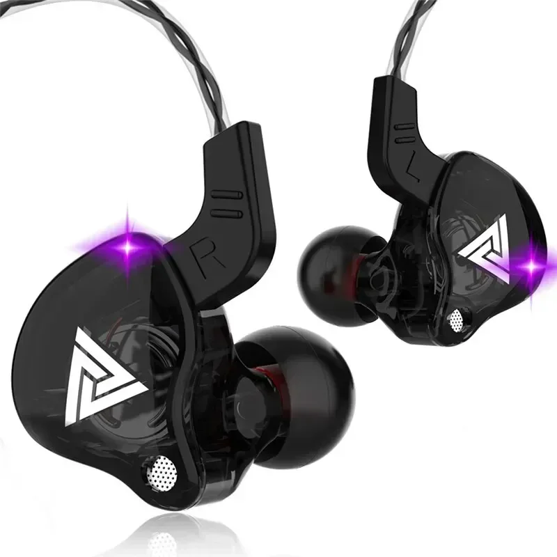 Wired Earphone Mic - Oryginalny sterownik miedziany QKZ AK6 HiFi