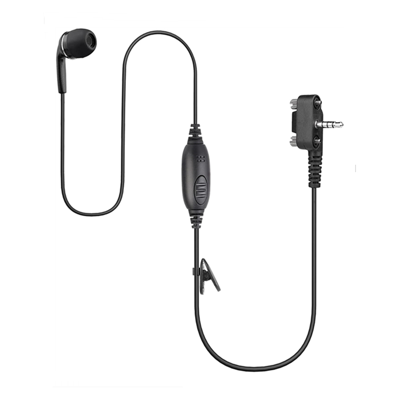 Wired Earphone Mic - Gumowa słuchawka douszna i zestaw słuchawkowy