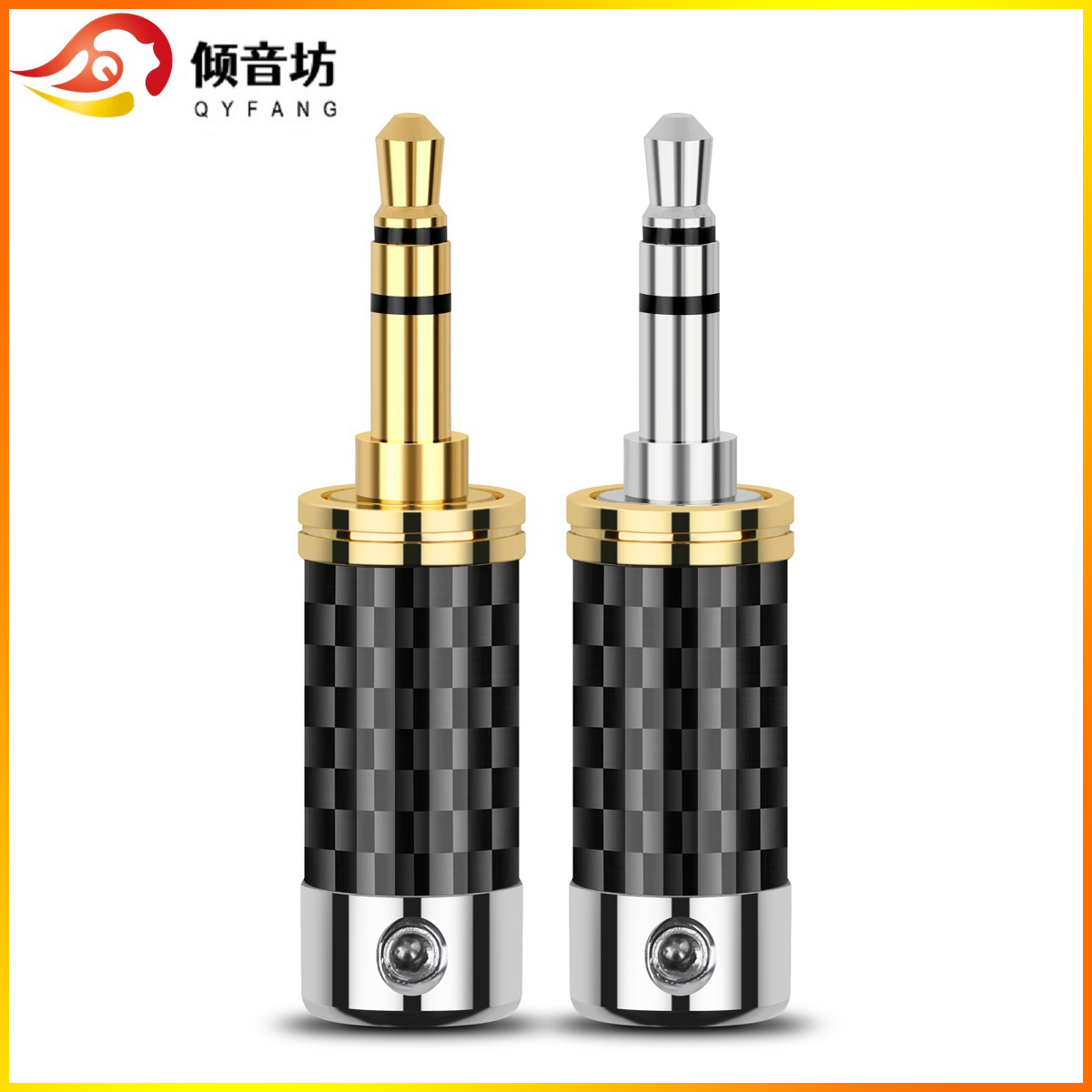 Audiophile Headphone Wired - QYFANG 3.5mm 3 polak Stereo metalowy
