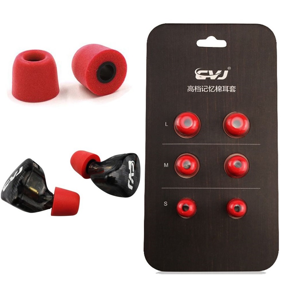 Earphone Foam Tip - 3 pary aktualizacja izolacja szumów wygodne