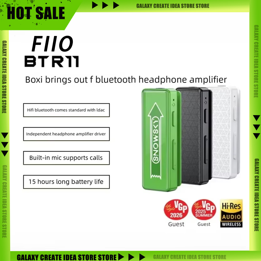 Wired Earphone Mic - FiiO BTR11 Bluetooth Audio Receiver Adapter