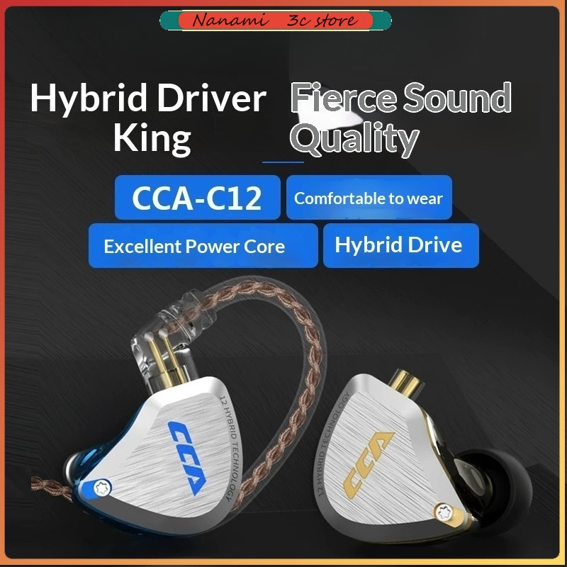 Audiophile Headphone Wired - Słuchawki CCA C12 Hi-Fi Audiophile Grade