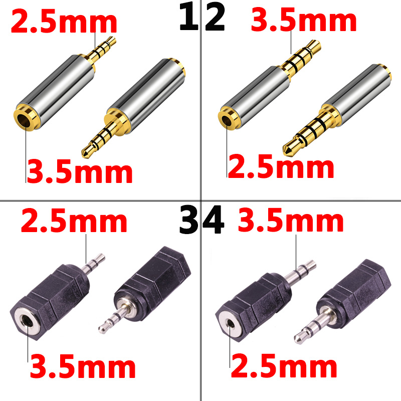 Cable Extension 3.5 - Jack 3.5mm do 2.5mm Adapter Audio
