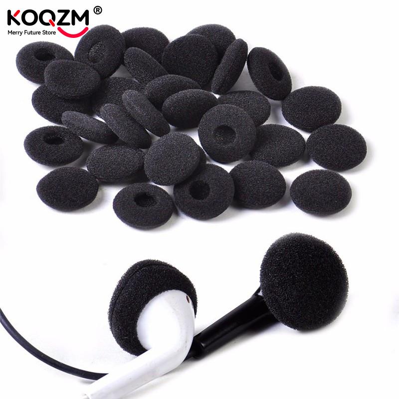 Earphone Foam Tip - 30 sztuk gąbki obejmuje porady czarny