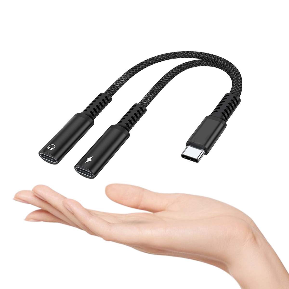 Adapter USB-C 2 w 1 z rozdziel – Earphone Splitter Jack recenzja i cena