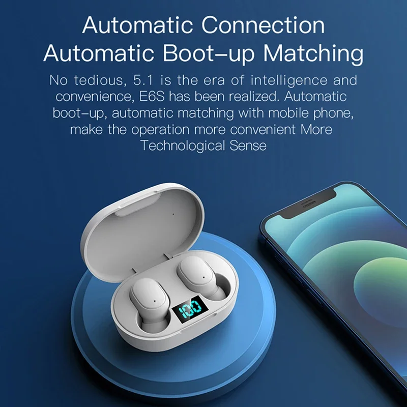 Słuchawki Bluetooth TWS E6S 20 – Bluetooth Headset On Ear recenzja i cena