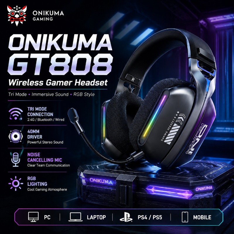 Bezprzewodowy zestaw słuchawko – Gaming Headset Rgb recenzja i cena