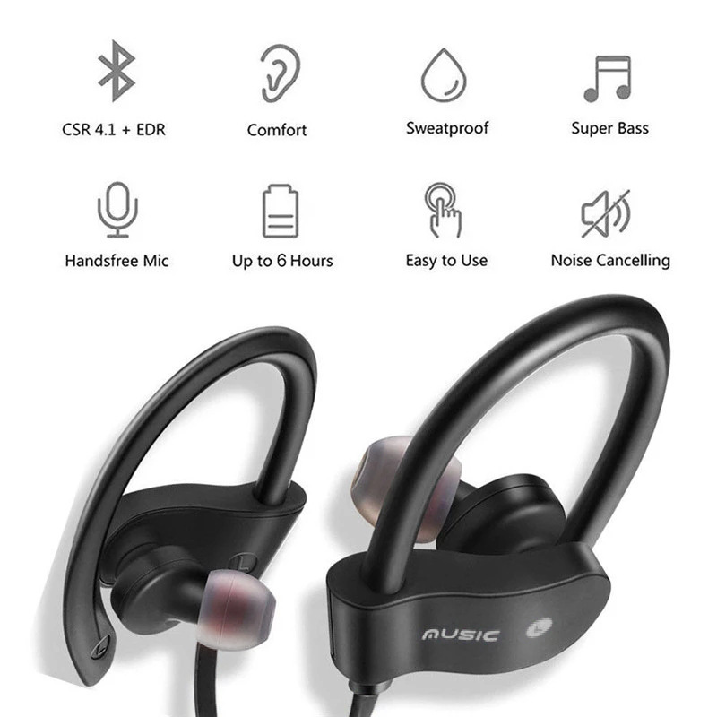 Sportowe bezprzewodowe słuchaw – Sports Earphone Hook recenzja i cena