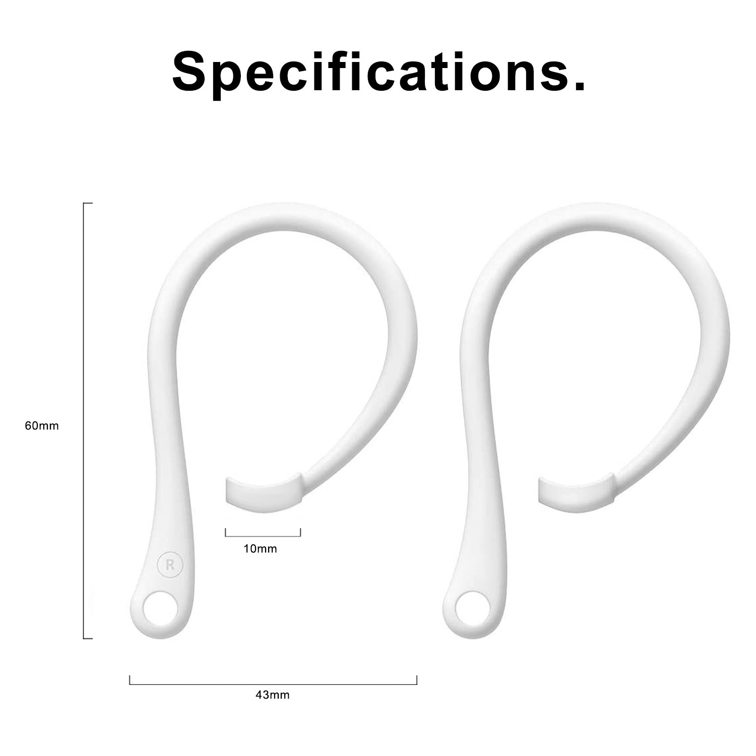 1 Para Silikonowych Haczyków n – Sports Earphone Hook recenzja i cena