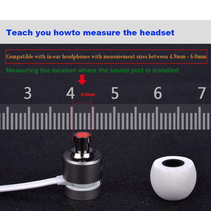 1 para wkładek dousznych ANJIR – Earphone Foam Tip recenzja i cena