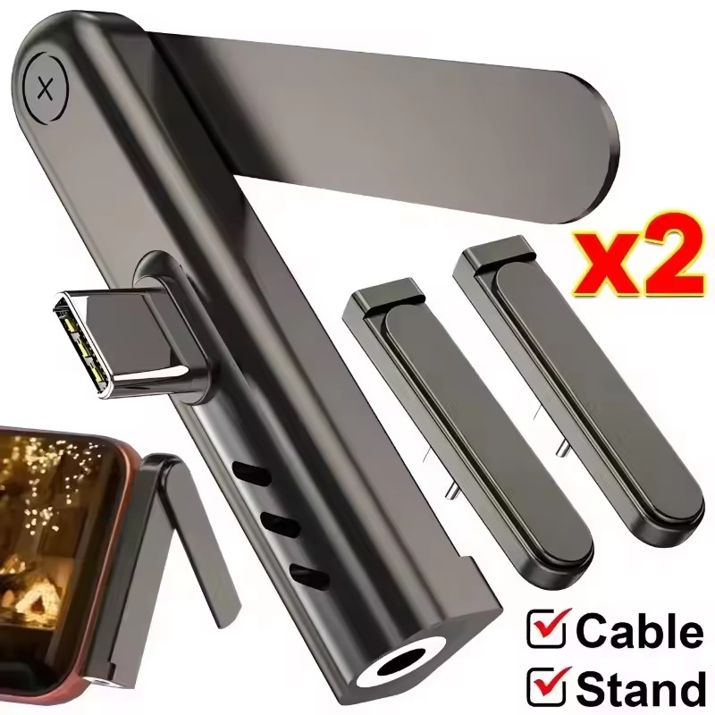 2/1 SZT. Przenośny Adapter USB – Headphone Stand Desk recenzja i cena
