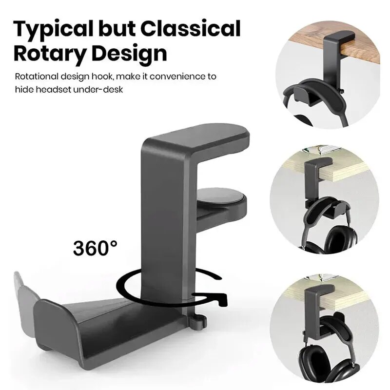 Uchwyt na słuchawki pod biurko – Headphone Stand Desk recenzja i cena