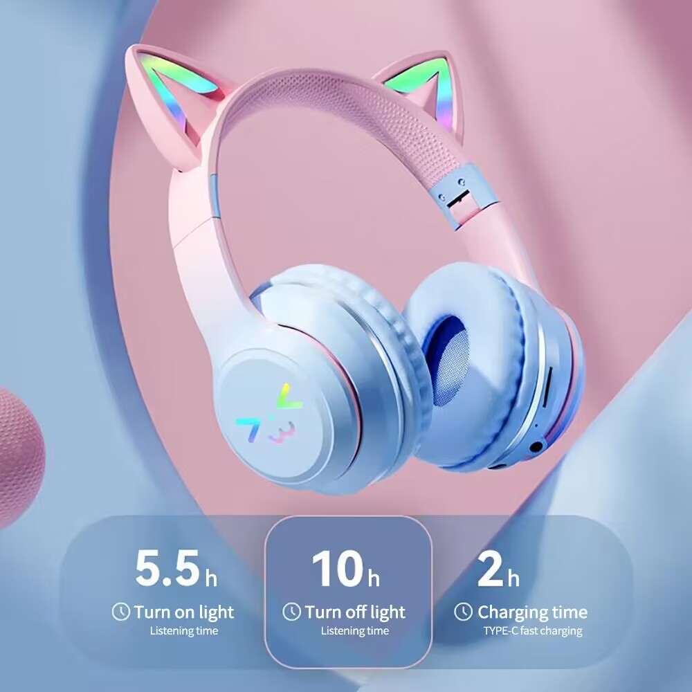 Słuchawki RGB Glow Bezprzewodo – Gaming Headset Rgb recenzja i cena