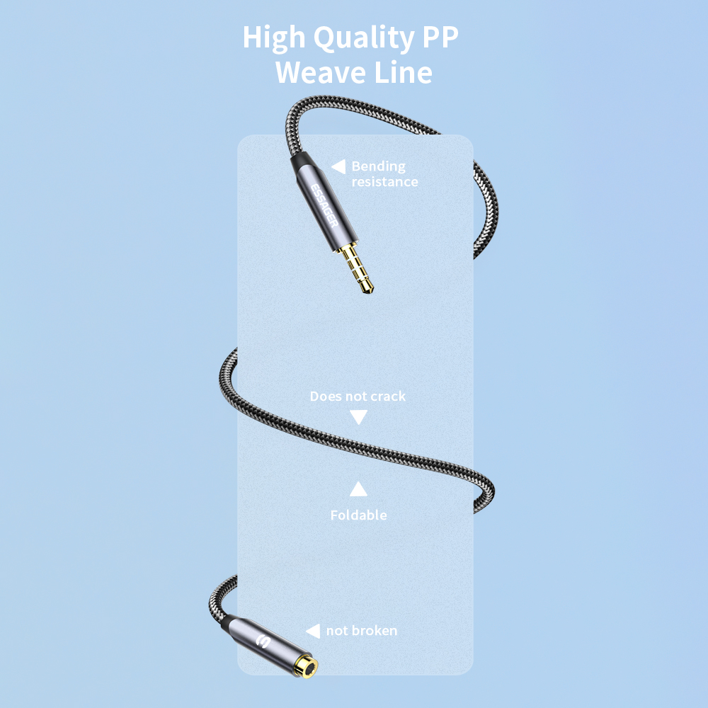ESSAGER przedłużacz do słuchaw – Earphone Splitter Jack recenzja i cena